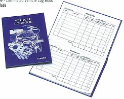 Vehicle Log Book Hard Cover 150x210mm